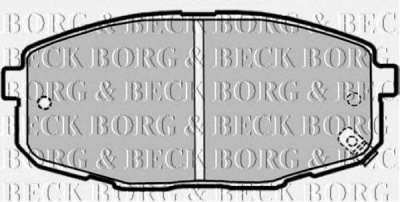 BORG & BECK bbp1868 -  Комплект тормозных колодок, дисковый тормоз